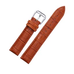 Universal Bamboo Pattern Leather Watch Band Unisex Watch Accessories 12mm 14mm 16mm 18mm 20mm 22mm 24mm