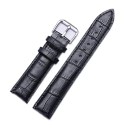 Universal Bamboo Pattern Leather Watch Band Unisex Watch Accessories 12mm 14mm 16mm 18mm 20mm 22mm 24mm