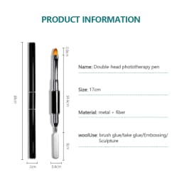 Nail Art Brushes Nail Glue Phototherapy Pen UV Gel Brush Pen Acrylic Nail Art Painting Drawing Carving Pen Manicure Professionne