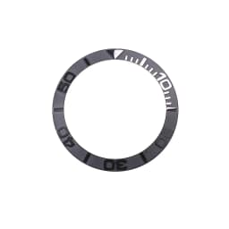 Black Matt Yacht-Master Ceramic Bezel Insert for MDV106-1A MDV106B-2A MDV106G Merlin Scale Ring Insert Replacement MOD