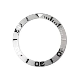 Black Matt Yacht-Master Ceramic Bezel Insert for MDV106-1A MDV106B-2A MDV106G Merlin Scale Ring Insert Replacement MOD
