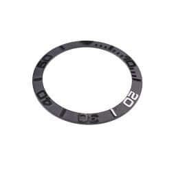 Black Matt Yacht-Master Ceramic Bezel Insert for MDV106-1A MDV106B-2A MDV106G Merlin Scale Ring Insert Replacement MOD