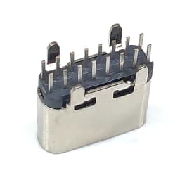 5PCS 16Pin Vertical Female Type C USB Socket Connector USB3.1 TYPE-C 16P PCB H6.5 Vertical Plug USB C
