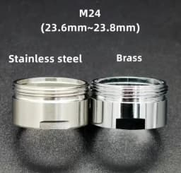 Wasourlf 2PCS Water Saving Faucet Aerator M24 Male Thread 2L 3L 4L Kitchen Tap Replacement Accessories Fitting Bubbler Bathroom