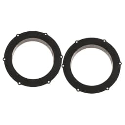 2Pcs 6.5inch Car Speaker Mounting Spacers Adapter Rings Mount Bracket Ring for Audi for VW Magotan Skoda Speaker Spacers Black