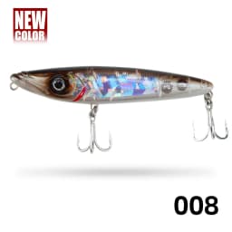D1 Surface Pencil Fish Lure 70mm/140mm Walk the Dog Artificial Hard Bait Plastic Walker For Seabass Trout Pesca Tackle DT3015