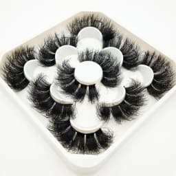 New 5Pairs 15-25mm 3D Mink Lashes Wholesales Natural False Eyelashes,Extension eyelashes wholesale bulk