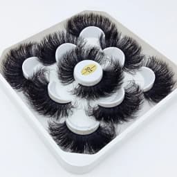New 5Pairs 15-25mm 3D Mink Lashes Wholesales Natural False Eyelashes,Extension eyelashes wholesale bulk