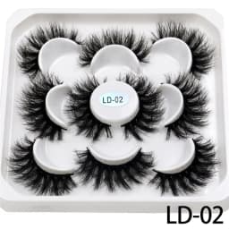 New 5Pairs 15-25mm 3D Mink Lashes Wholesales Natural False Eyelashes,Extension eyelashes wholesale bulk