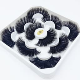 New 5Pairs 15-25mm 3D Mink Lashes Wholesales Natural False Eyelashes,Extension eyelashes wholesale bulk