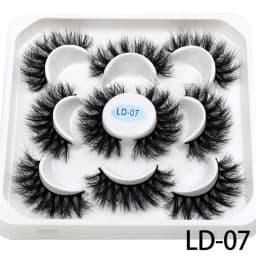 New 5Pairs 15-25mm 3D Mink Lashes Wholesales Natural False Eyelashes,Extension eyelashes wholesale bulk