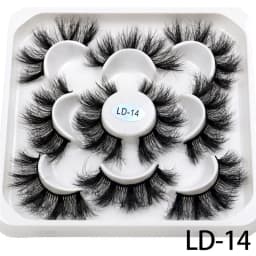 New 5Pairs 15-25mm 3D Mink Lashes Wholesales Natural False Eyelashes,Extension eyelashes wholesale bulk