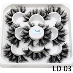 New 5Pairs 15-25mm 3D Mink Lashes Wholesales Natural False Eyelashes,Extension eyelashes wholesale bulk