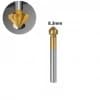 3Flute HSS Countersink Drill Bit 90Degree Countersink Chamfering Tools Drill Bits Chamfer Cutter 6.3/8.3/10.4/12.4/16.5/20.5mm