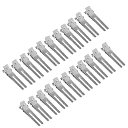 New Professional Double Prong Hair Clip Salon Setting Hairdressing Style Fixed hair clip Stainless Steel Makeup Clip