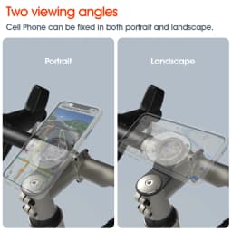 Bike Stem Phone Mount,Mountain Bicycle Phone Holder,Universal Aluminum Handlebar Cell Phone Cycling MTB Quick Attach/Detach