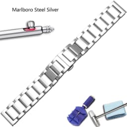 18mm 20mm 22mm 24mm Stainless Steel Watchband Curved Lnterface Butterfly Watch Strap For Tissot Ar-mani Citizen Seiko