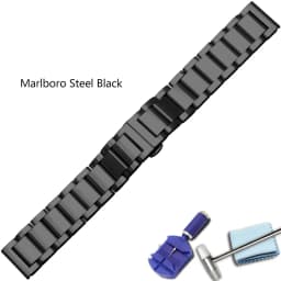 18mm 20mm 22mm 24mm Stainless Steel Watchband Curved Lnterface Butterfly Watch Strap For Tissot Ar-mani Citizen Seiko