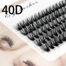 100Pcs Individual Eyelashes Professional Makeup Grafting False Eyelashes C/D Volume Eyelash Extension Individual Lashes Bunches