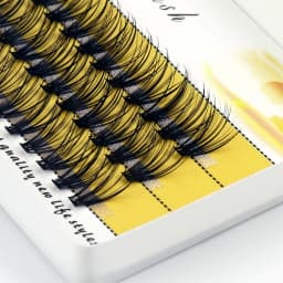 100Pcs Individual Eyelashes Professional Makeup Grafting False Eyelashes C/D Volume Eyelash Extension Individual Lashes Bunches