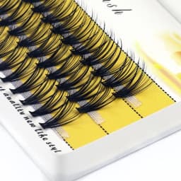 100Pcs Individual Eyelashes Professional Makeup Grafting False Eyelashes C/D Volume Eyelash Extension Individual Lashes Bunches