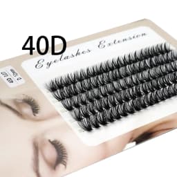 100Pcs Individual Eyelashes Professional Makeup Grafting False Eyelashes C/D Volume Eyelash Extension Individual Lashes Bunches