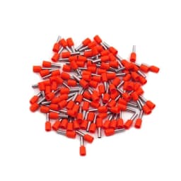 100PCS Insulated Ferrules Terminal Block E0508 E7508 E1008 1508 Cord End Wire Connector Electrical Crimp Terminator Cold Pressed