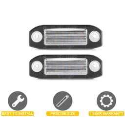 12V LED Number Plate Lamp For Volvo C30 C70 S40 S60 S80 V50 V60 V70 XC60 XC70 XC90 White License Plate Light Assembly