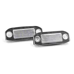 12V LED Number Plate Lamp For Volvo C30 C70 S40 S60 S80 V50 V60 V70 XC60 XC70 XC90 White License Plate Light Assembly