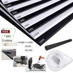 1pc EVA Foam Sheet Thickness 1/2/3/5/10mm Sound Absorption and Sound Insulation DIY Foaming Process Model Making Material