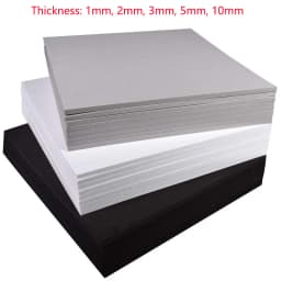 1pc EVA Foam Sheet Thickness 1/2/3/5/10mm Sound Absorption and Sound Insulation DIY Foaming Process Model Making Material