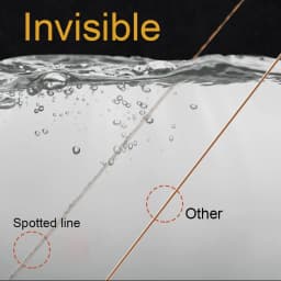 500m Gold Spotted Fishing Line Bionic Invisible Monofilament Nylon Speckle Fluorocarbon Coated Line Carp Fishline Fishing Tools