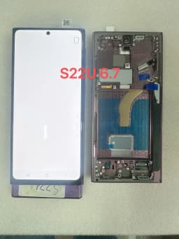 AMOLED Display For Samsung Galaxy S22 Ultra 5G Display Touch Screen Replacement S22 Ultra S908B LCD Support S Pen Fingerprint