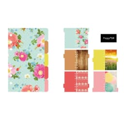 A5 A6 Watercolor Separator Paper Index Page Classification Separator Page 6 Holes Notebook Loose-leaf Book Partition Accessories