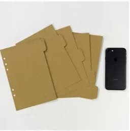 A5 A6 Watercolor Separator Paper Index Page Classification Separator Page 6 Holes Notebook Loose-leaf Book Partition Accessories