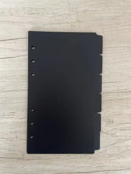 A5 A6 Watercolor Separator Paper Index Page Classification Separator Page 6 Holes Notebook Loose-leaf Book Partition Accessories