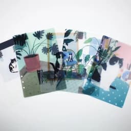 A5 A6 Watercolor Separator Paper Index Page Classification Separator Page 6 Holes Notebook Loose-leaf Book Partition Accessories