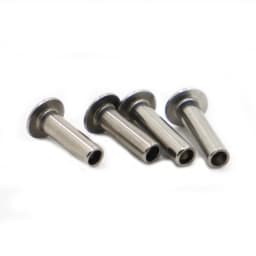M2 M2.5 M3 M4 M5 A2 304 Stainless Steel Oval Head Semi-Tubular Rivets Round Head Half Hollow Shank GB873