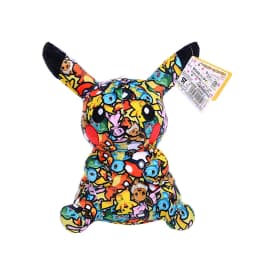 2024 Hot Sale 20cm Color Pokemon Cute Pet Figures Pikachu  Cartoon Black Pikachu Plush Toy Pokémon  Anime Stuffed Doll Kids Gift