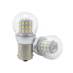 2pcs S25 P21W BA15S LED Bulbs BA15D 12-24V Light Navigation BAY15D Lamp Parking Ship Source