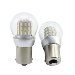 2pcs S25 P21W BA15S LED Bulbs BA15D 12-24V Light Navigation BAY15D Lamp Parking Ship Source