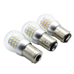 2pcs S25 P21W BA15S LED Bulbs BA15D 12-24V Light Navigation BAY15D Lamp Parking Ship Source