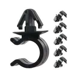 30 Pcs 12mm Hood Support Prop Rod Clips Snap Car Parts for Hood Cover Bumper Fender Automobile Car Accessories Clamp Black