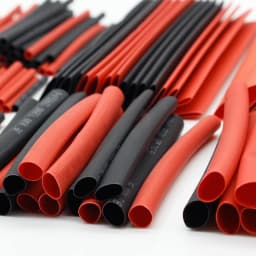 150 PCS 7.28m Black And Red 2:1 Assortment Heat Shrink Tubing Tube Car Cable Sleeving Wrap Wire Kit