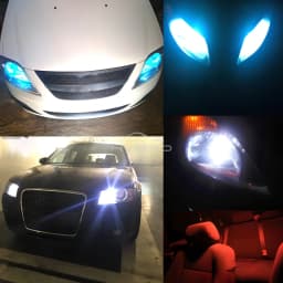 2Pcs T10 W5W Interior Xenon White Blue Yellow LED CANBUS 6SMD 5630 Lens Projector Solid Aluminum Bulbs Side Marker Parking Light