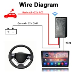 10 Keys Wireless Steering Wheel Remote Control Multi-function Android Universal Bluetooth For Car Radio DVD GPS Multimedia