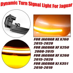 Fit for Jaguar XE XF XJ F-TYPE XK XKR I-PACE X250 X260 Dynamic Blinker Indicator Mirror Turn Light Signal