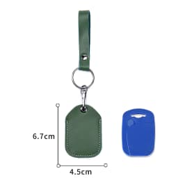 Customizable Leather Cover for Label Starline S96 and PIK Intercom Unisex IC Alarm Tag Mark Protective Case Car Keychain Holder