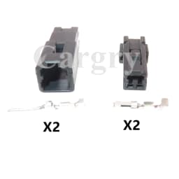 1 Set 2P 174056-2 174057-2 AC Assembly Auto Unsealed Connector For Mazda Car Tweeter Speaker Wiring Harness Socket