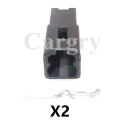 1 Set 2P 174056-2 174057-2 AC Assembly Auto Unsealed Connector For Mazda Car Tweeter Speaker Wiring Harness Socket